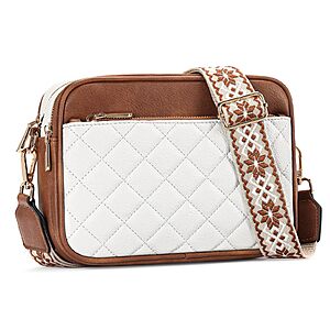 Amazon – FALAN MULE Triple-Zip Small Crossbody Bag for Women - $11.99-14.39 w/ Code $14.39