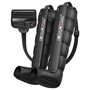 CINCOM Air Compression Recovery System, 6-zone Sequential Leg Compression Massager $145
