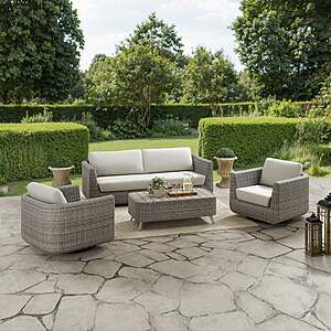 Thomasville Rala 4-piece Outdoor Patio Seating Set $1699.99 free shipping Costco.com