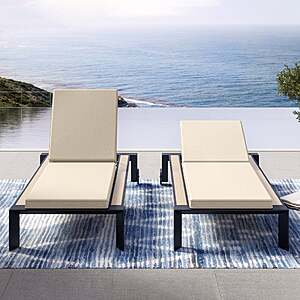 Mirador Sanibel 2-pack Chaise Lounge Set $799.99 Free Delivery Costco.com