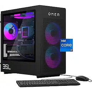 HP OMEN 35L, NVIDIA GeForce RTX 5080, Intel Core i7-14700F, 32GB, - Shadow Black
Rating 4.7 out of 5 stars with 19 reviews
4.7
(19 reviews)