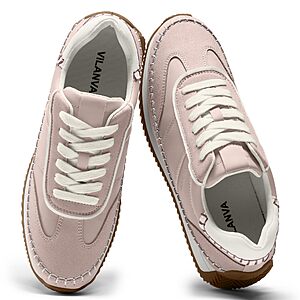 Amazon – Vilanva Women’s Retro Gum-Sole Fashion Sneakers - $19.49 w/ Code