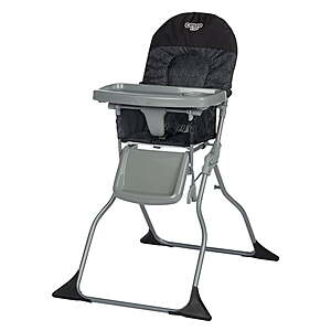 Cosco Kids Simple Fold Portable Baby High Chair (Black or Pink) $36.12 + Free Shipping