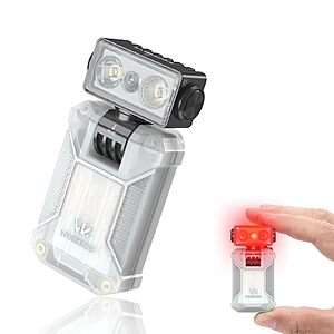 Wurkkos HD04 Mini EDC Flashlight, 750 Lumens Rechargeable LED Flashlight $20