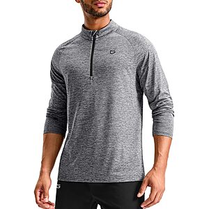 G Gradual Men's 1/4-Zip Mock Neck Running Pullover (various) $14.99 + Free Shipping w/ Prime or on $35+