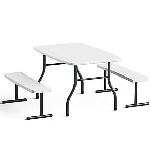 38" MAKE CHANGES Kids Picnic Table & Bench Set $49.99 + Free Shipping