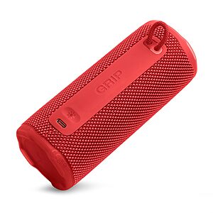 JBL Grip Portable Bluetooth Speaker, Waterproof, Ambient Light - Red $64.95