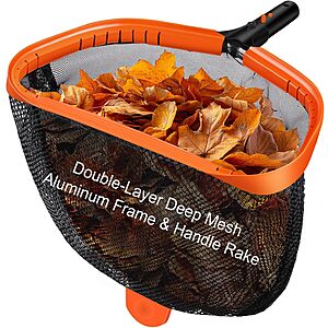 17.5" WXFANA Pool Skimmer Net w/ Double-Layer Mesh & Aluminum Frame $14 + Free Shipping w/ Prime or on $35+