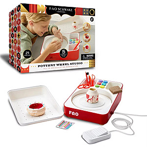 FAO Schwarz Pottery Wheel Studio All-In-One Sculpting Workstation $20 + Free Shipping