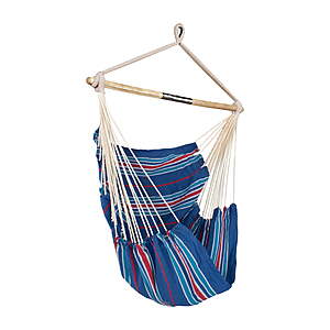 Bliss Hammocks Multi-Color Fabric Hammock Chair W/ Spreader Bar, 250 lb. Capacity, $17.12, Walmart