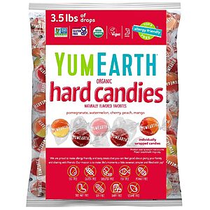 480-Count 56-Oz YumEarth Organic Variety Fruit Drops Hard Candy $33.62 w/ S&S + Free Shipping w/ Prime or on $35+