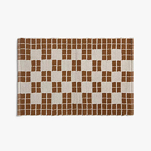 1'6"x2'6" Cotton Tile Tub Mat $19.99 + Free Shipping