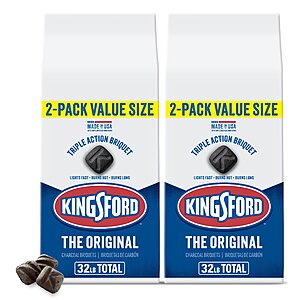 Begins 8/27, Lowe's, Kingsford 2 -Pack 16 Pound(s) Charcoal briquettes or 2 pack 12lb Matchlight $16.88 (or less if subscription option available)