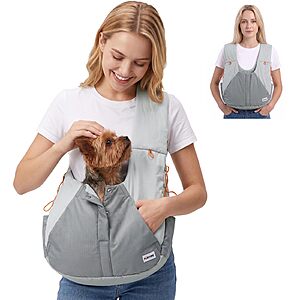 [Prime] FURTIME Puppy Sling Carrier for Small Pets (Up to 16lbs) $14.99 + Free Shipping
