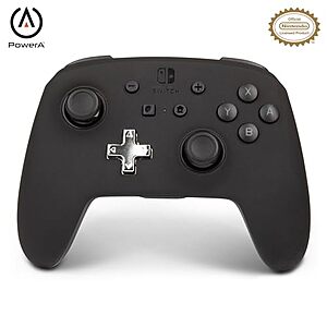$35* | PowerA Enhanced Nintendo Switch Wireless Controller w/ Motion Control (Black) at Amazon