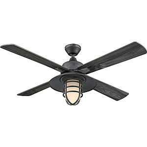 52" Westinghouse Porto 4-Blade Ceiling Fan w/ Light & Remote $44.95