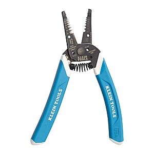 Klein Tools K11095 Klein-Kurve Wire Stripper & Cutter (8-18 AWG Solid / 10-20 AWG Stranded) $16.48 + Free Shipping w/ Prime or on $35+
