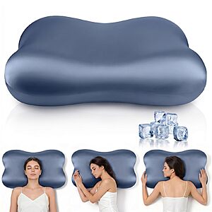 Amazon -  Cooling Cervical Neck Pillow – Contour Memory Foam Pillow - $34.39