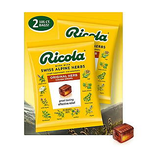$14.48 SAMS CLUB Ricola 210 count Cough Drops in Original or Sugar Free