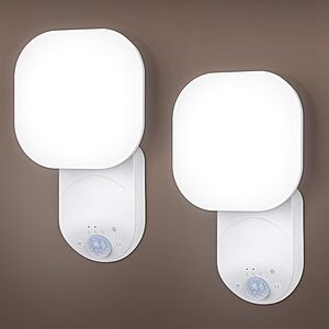 2-Pack Yochoice Rechargeable Dimmable Magnetic Motion LED Wall Lights $10 + Free Shipping w/ Prime