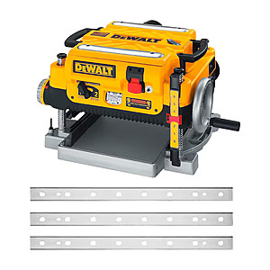DEWALT DW735 13-in 15-Amp Planer & 3-Pack Reversible Replacement Planer Knives $468