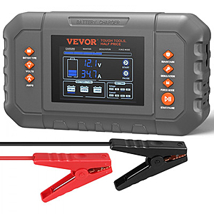 VEVOR 35A Smart Battery Charger for LiFePO4 / Lead-Acid Batteries $42.03 Shipped