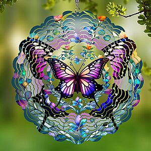Cawalap Wind Spinners Outdoor Butterfly $9.99