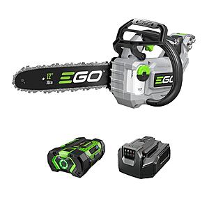 EGO POWER+ Compact 56-volt 12-in Battery 2.5 Ah Chainsaw Battery Included Charger Included one_size in Black | CS1201 $229