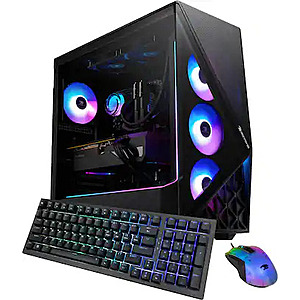 iBUYPOWER Slate Gaming Desktop PC: Ryzen 9 7900X, RTX 5080, 32GB DDR5, 2TB SSD $2499.99