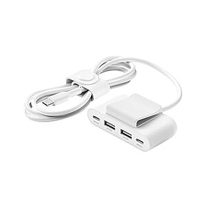 $8.99 | Belkin BoostCharge 4-Port USB Power Extender (2x USB-C & 2x USB-A) at Woot!