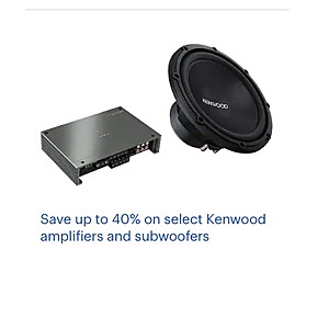 Save up to 40% on select Kenwood Amplifiers and Subwoofers Bestbuy.com