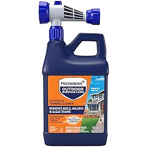 [NEW] $11.42 | 64-Oz MICROBAN Outdoor Surface Care Multi-Purpose Foaming Cleaner at Amazon