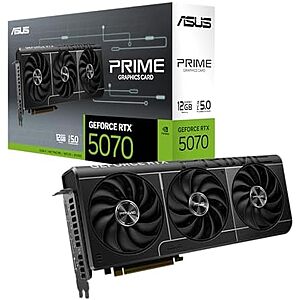 $539.37* | ASUS PRIME GeForce RTX 5070 12GB GDDR7 Graphics Card + CONTROL Resonant at Amazon