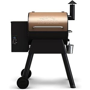 $389* | Traeger Grill Pro 22 Electric Wood Pellet Grill & Smoker (Bronze) at Amazon