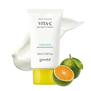 [AC] $9.71* | 1.69-Oz Goodal Green Tangerine Vita-C Dark Spot UV Defense SPF 50 Sunscreen at Amazon