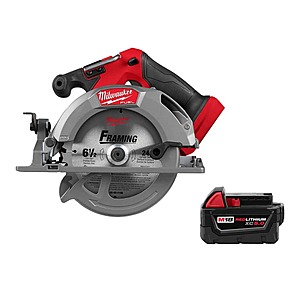 Milwaukee M18 FUEL 18V Lithium-Ion Brushless Cordless 6-1/2 in. Circular Saw with (1) 5.0 Ah Battery $179