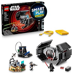 473-Pc LEGO Star Wars: SMART Play Darth Vader's TIE Fighter (75421) $56 + Free Shipping