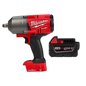 Milwaukee M18 FUEL ONE-KEY 18V 1/2 in. Impact Wrench with Friction Ring w/ 5.0 Ah Battery Lithium-Ion Brushless Cordless $323