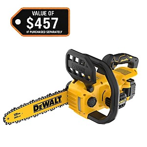 DeWalt 20V MAX 12" Brushless Cordless Chainsaw Kit w/ 5.0Ah Battery & Charger $199 + Free Shipping