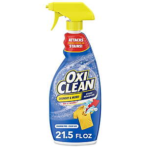 21.5-Oz OxiClean Laundry Stain Remover Spray + $2 Walmart Cash $3.32 + Free Store Pickup