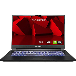 Renewed GIGABYTE - A7 K1 Gaming Laptop - 144Hz FHD 1920x1080 - NVIDIA GeForce RTX 3060 - AMD Ryzen7 5800H - 512GB M.2 SSD, 16GB DDR4 RAM - Win 11 Home $471.92