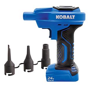 Kobalt Cordless High Volume 24-volt Li-ion Air Inflator ( Tool Only )$39