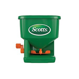 Scotts Whirl Hand-Powered Spreader for Grass Seed, Lawn Fertilizer, Salt & Ice Mel $21.99 + Free Shipping w/ Prime or on $35+