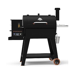 Pit Boss 820 Sportsman Series Wood Pellet Grill and Smoker with Wi-Fi, Black and Orange, $449.99, free pickup, Tractor Supply