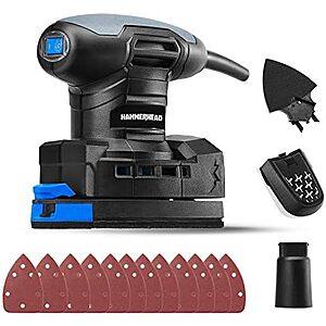 [AC] $14.46* | Hammerhead 1.4-Amp Corded Multi-Function Detail Sander at Amazon
