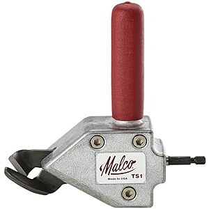 Malco TS1 TurboShear 20 Gauge Capacity Sheet Metal Cutting Attachment $43.20 + Free S&H