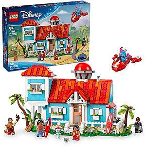 $60.99* | 834-Pc LEGO Disney Lilo and Stitch Beach House (43268) at Amazon