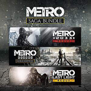 Metro 3 Game Saga Bundle (PSDD) Redux Last Light Exodus PlayStation 5 $5.99