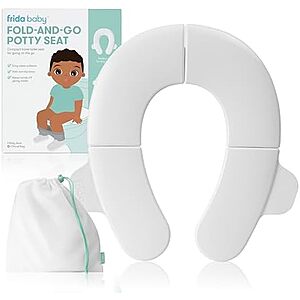 Frida Baby Fold-and-Go Portable Potty Seat for Toilet w/ Bag $8