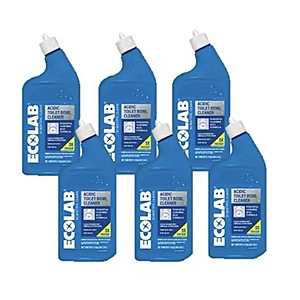 6-Pack 32-Oz ECOLAB Acidic Toilet Bowl Cleaner & Limescale Remover $11.96 + Free Store Pickup at Home Depot